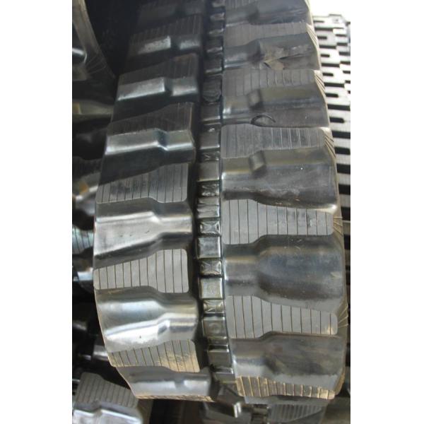 350x55x38  Black Excavator Rubber Track with 90kg/pc Weight