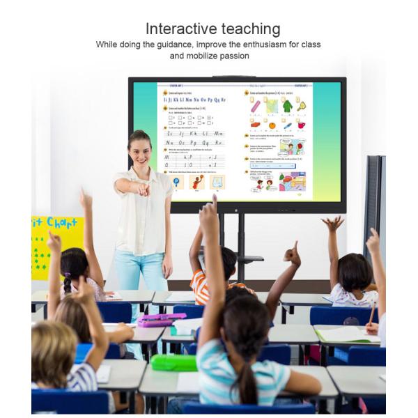 55 - 86 доска школьного образования андроида киоска LCD Whiteboard экрана касания дюйма передвижная OPS умная