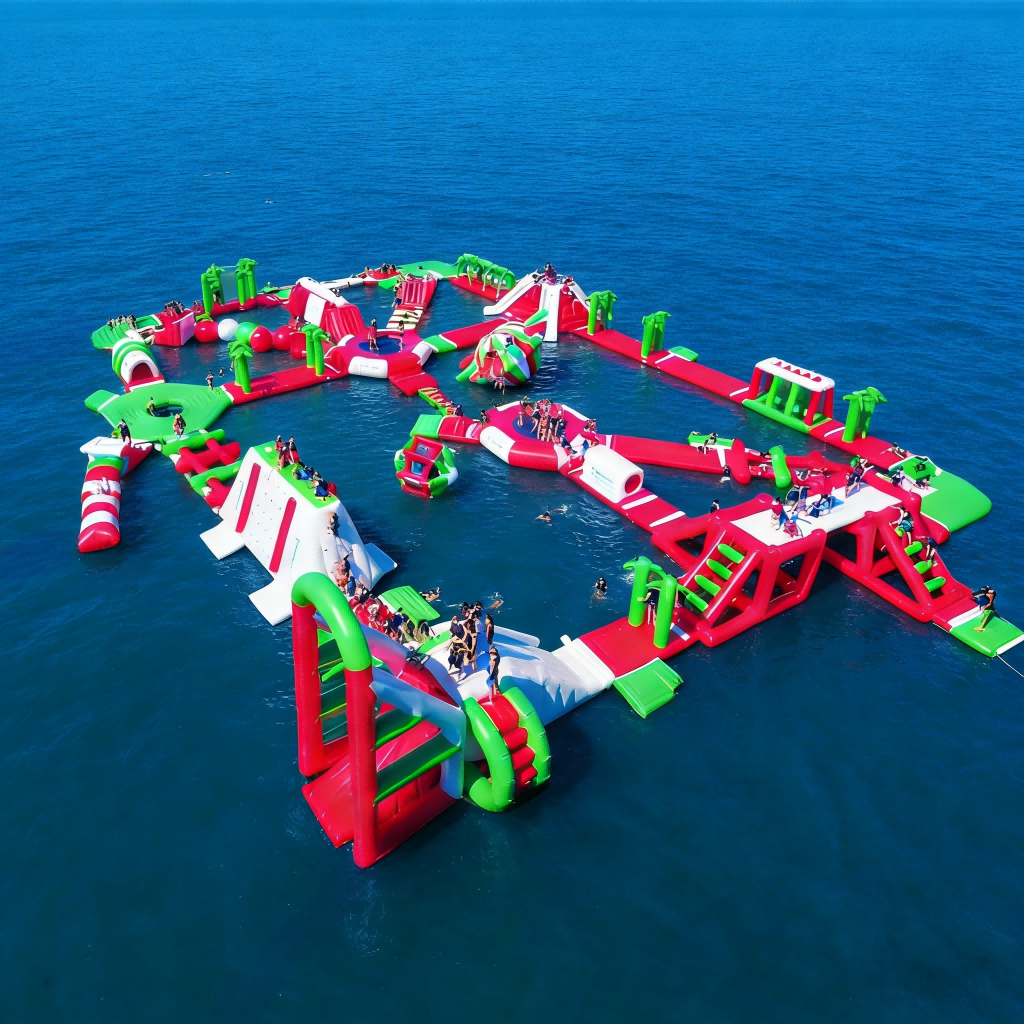 China Factory Import Adult Inflatable Floating Water Park Obstacle Course Large Water Park Equipment Inflatable Water Playground