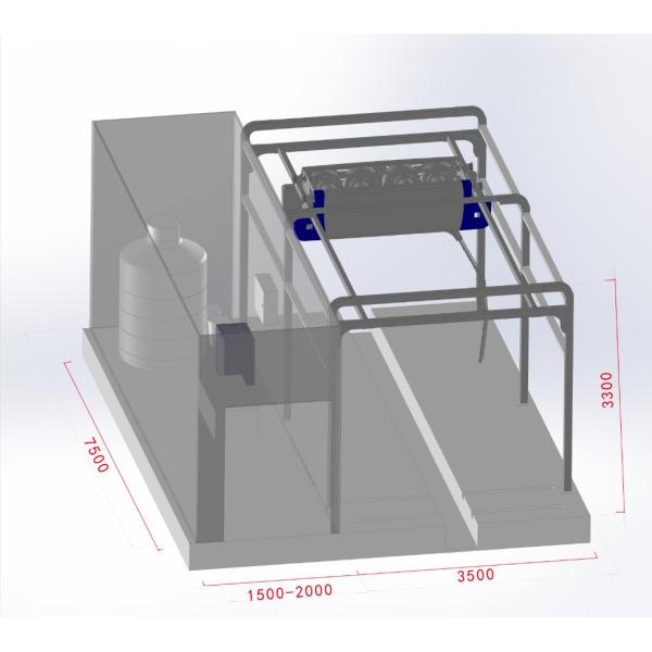 Auto 7000mm Touchless Car Wash Machine With 18.5kw Water Pump