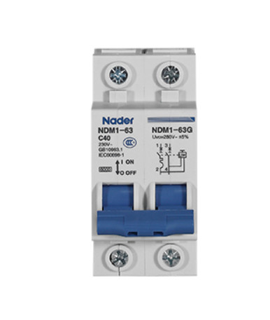 Nader NDM1 Series Miniature Circuit Breaker NDM1F-63 NDM1L NDM1GQ OF SD MX+OF NGQ1A Accessories AC230VV and DC125V
