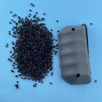 Black GRS Recycled Materials 85A Thermoplastic Polyurethane Elastomer For Plastic Injection Environment Friendly