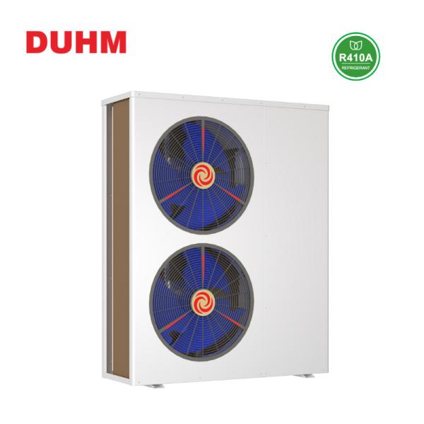 Bomba de calor de aço galvanizado de água quente doméstica de 35 kW com material de habitação revestido com pó