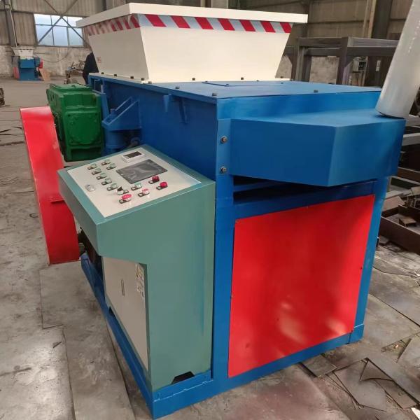 Waste Textile Hard Plastic Woven Bag Wood Rubber Shredder Single Shaft for Processing