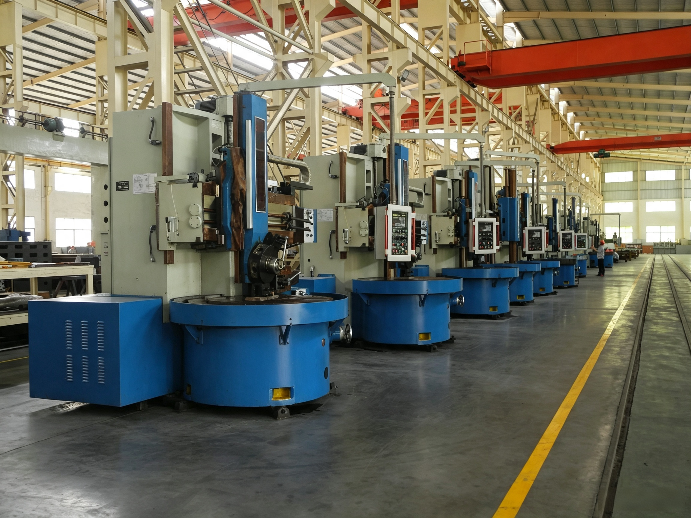 C5116E-2 Stable Performance Heavy Duty Single Column Metal Turning Processing Vertical Lathe