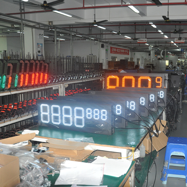 12 Inch Waterproof IP65 LED Gas Price Sign with RF Remote Control for Petrol Station