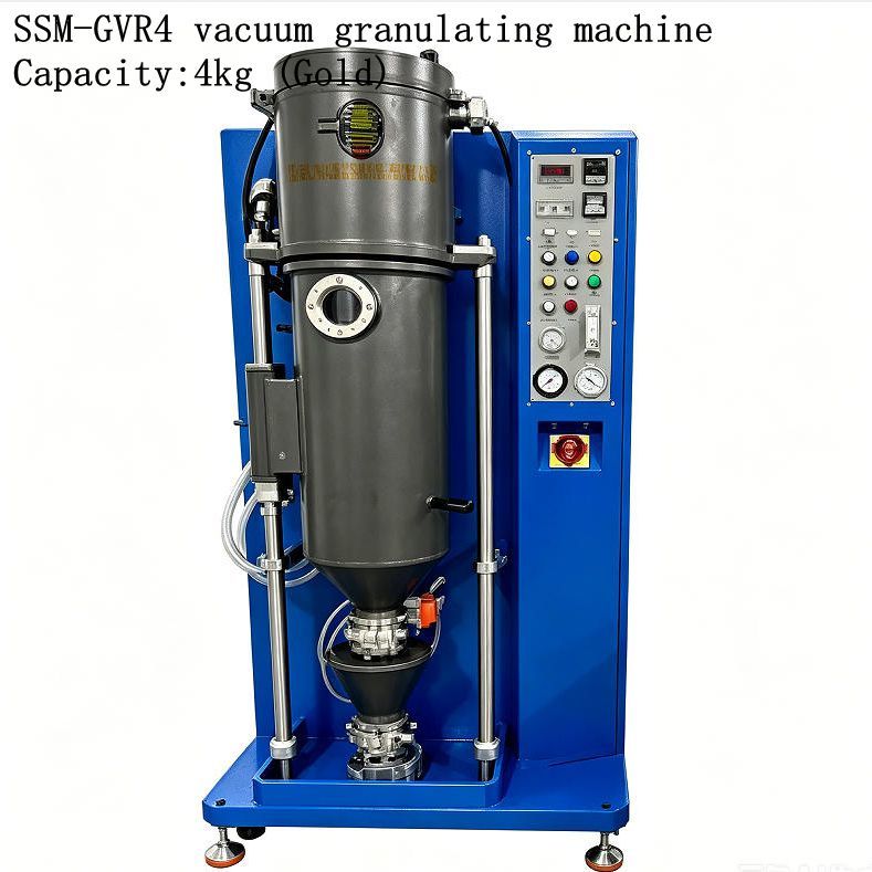 4kg 15kw Industrial Vacuum Granulating Machine Multiple Capacities Optional