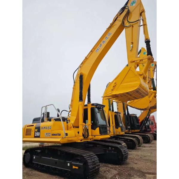 Used Komatsu Excavator PC350 with 114x135mm Cylinder Bore Stroke and 1950rpm Rated Power
