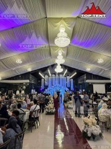Luxe Bonne fonctionnalité Tente de cérémonie de mariage en plein air avec