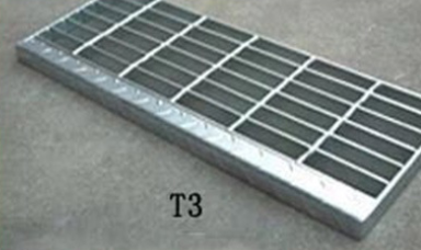 T3 Steel Grate Stair Treads Hot Dip Galvanized Grating Steps