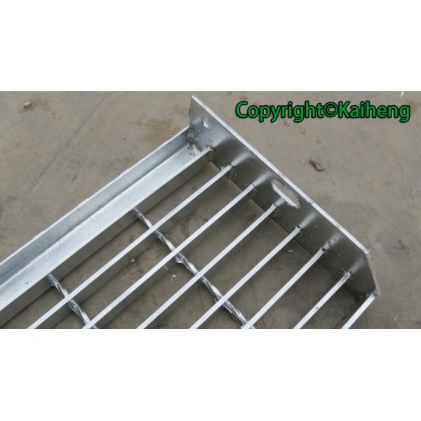T4 Metal Bar Grating Stair Treads Steel Ladder Bearing Bars At 60mm Pitch