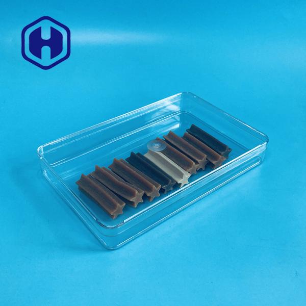 ящики для хранения квадрата 330ml пластиковые Stackable со съемной крышкой