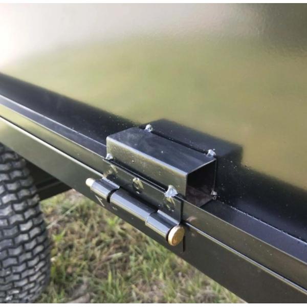Steel Structure Lawn Tractor Tiller Trailer Garden Dump Truck Steel ATV Dump Truck Steel ATV Trailer Heavy Duty Trailer Garden Trailer Quick Release Buckle