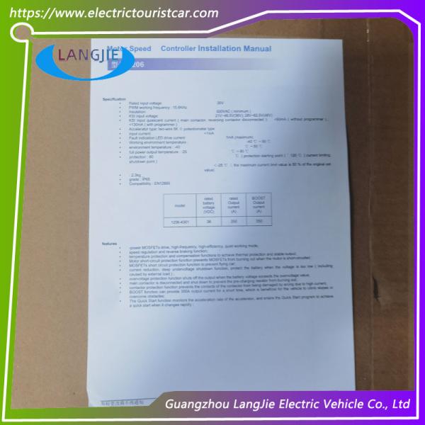 Control de motor TXT de Ezgo 1206-4301 36V 350A Pds 5 pin controlador 2586g09 1206-4301