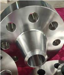 PN16 PN25 Nickel Alloy Flanges , Forged Long Welding Neck Flange 150LB 300LB