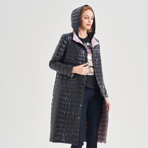 FODARLLOY 2022 autumn and winter puffer coat short hooded women's plus size padded jacket womens warm coats