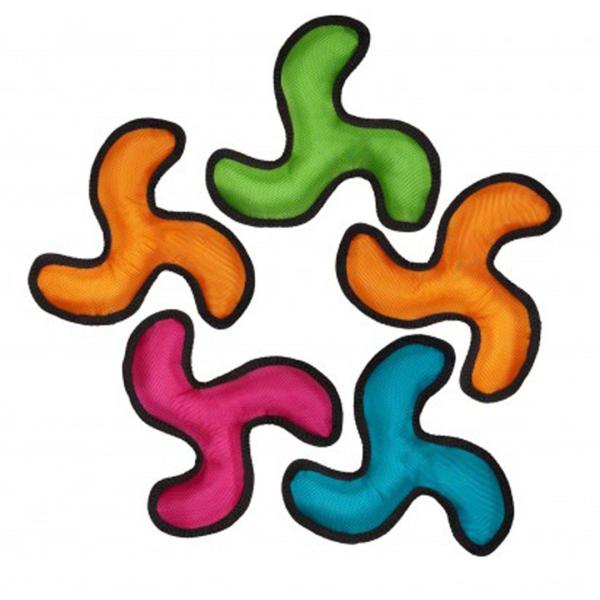 Triangular Nylon Flyer Dog Tough Chew Toys Withstand Long Hours Vigorous Play