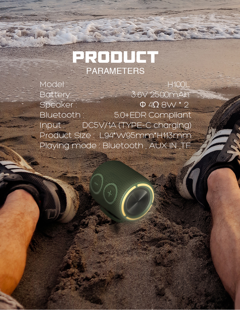 Usa Hot Selling Speakers 360 Surround Sound bluetooth Speaker Waterproof Speakers bluetooth Portable Outdoor