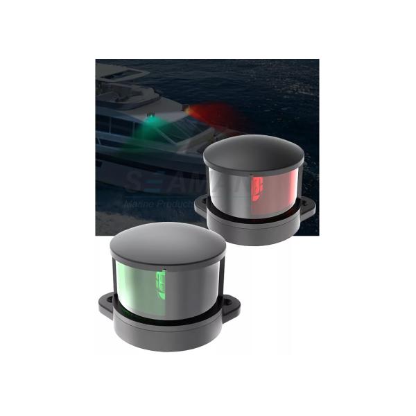 Pontoon Boat Navigation Lights Led Waterproof Red And Green Signal Lamps