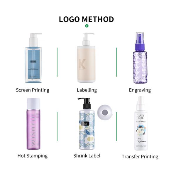 Непрозрачная бутылка лосьона тела цвета логотип 10 OZ печатая пустую косметическую бутылку