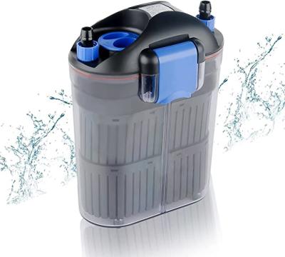 Fish Tank Aquarium Filter Ultra Quiet Two Layer Filtration Desktop Hang On Filter