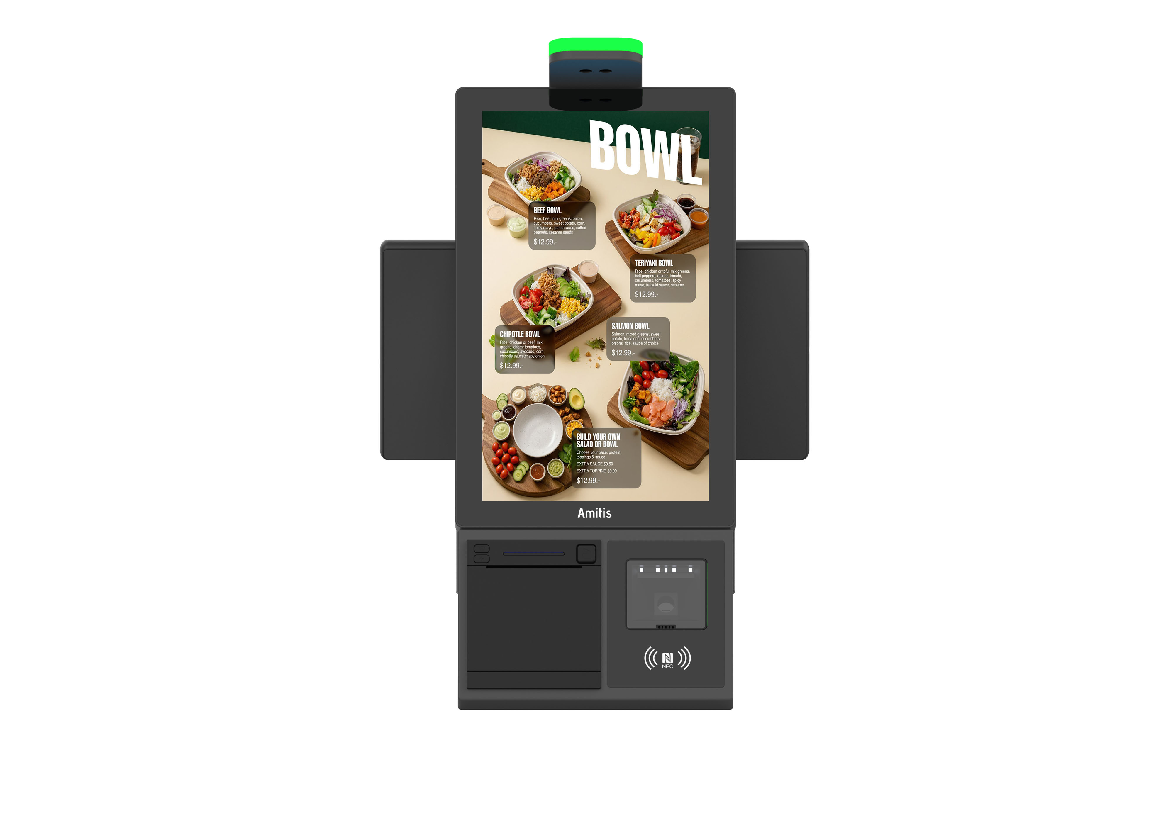 15.6" Self Checkout Kiosk Intel N95 1235U RK3576 Win10 Android Linux Thermal