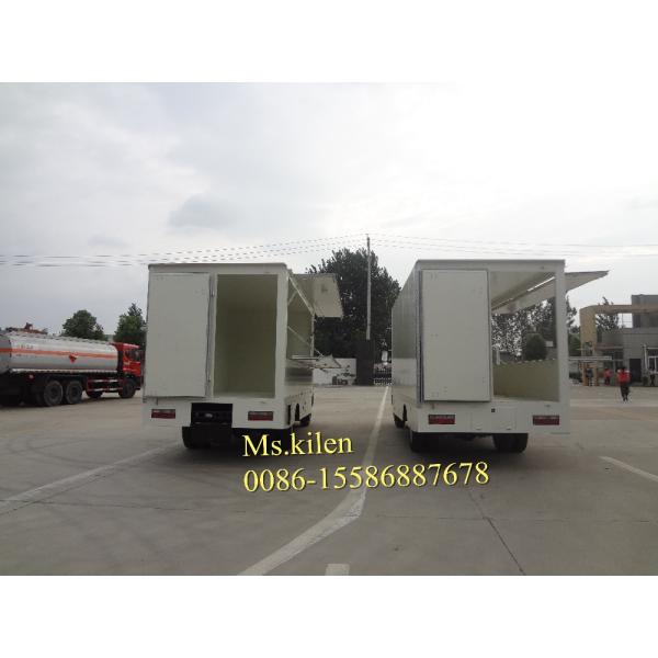 Small Cargo Van Truck Food Vending Truck Left Steering Manual Transmission