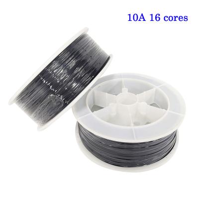 FTTH Fiber Drop Cable OD0.25 16 Núcleos PMMA Plástico Fibra Óptica Luz Iluminação Para Carro/Decoração de Casa