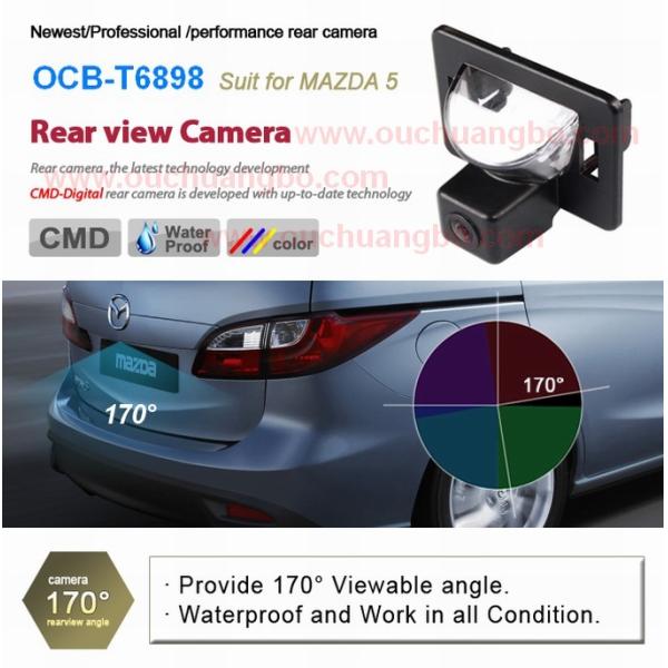 Ouchuangbo HD Color Night Version Reverse camera for Mazda 5 OCB-T6898