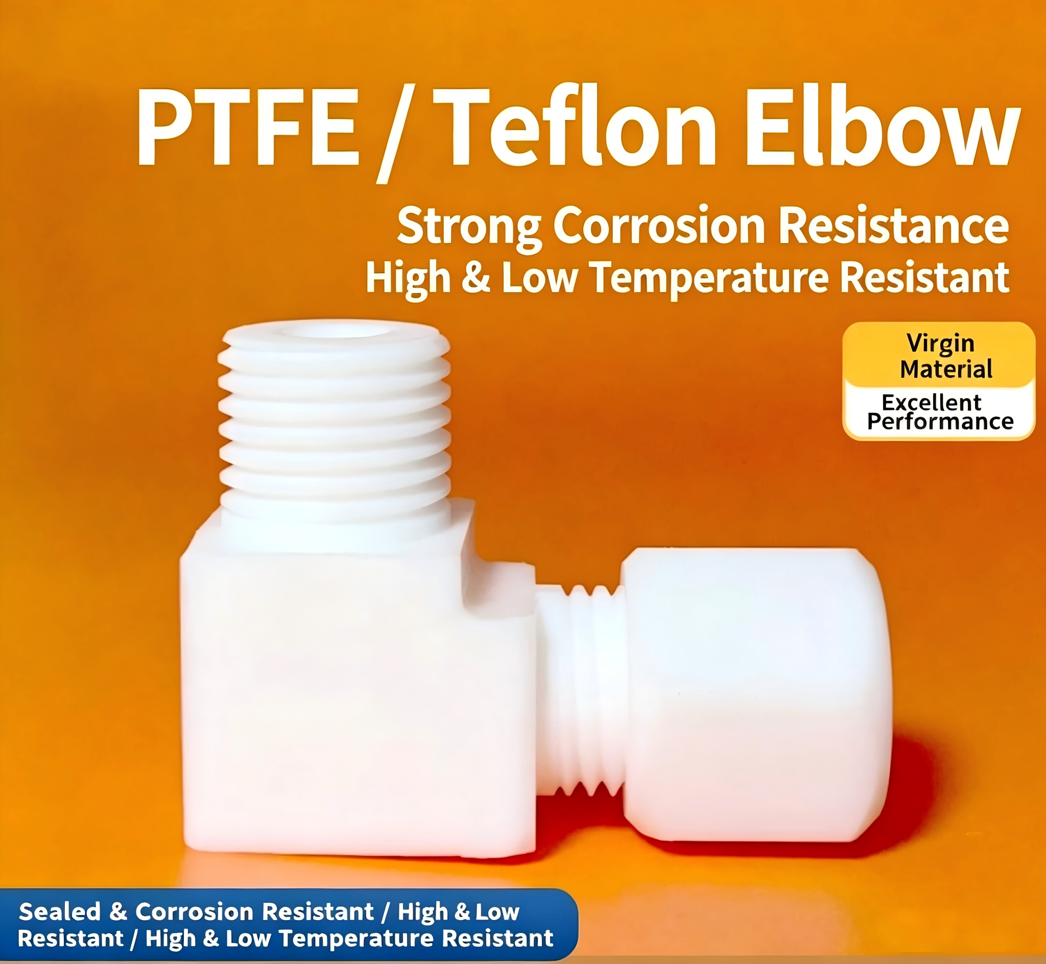 PTFE / Teflon Elbow