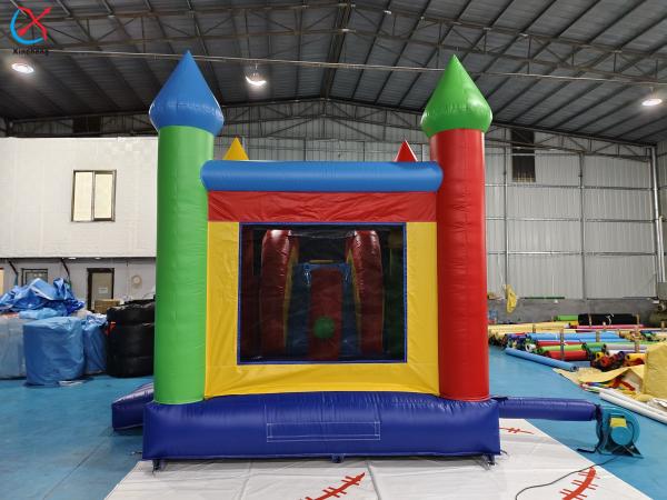 Commcercial Colorful Inflatable Combos Inflatable Bouncy House With Slide Castle
