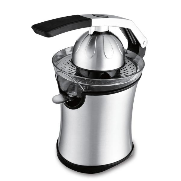 JC203 160W Stainless Steel Compact Citrus Press with Aluminmum Diecast Handle