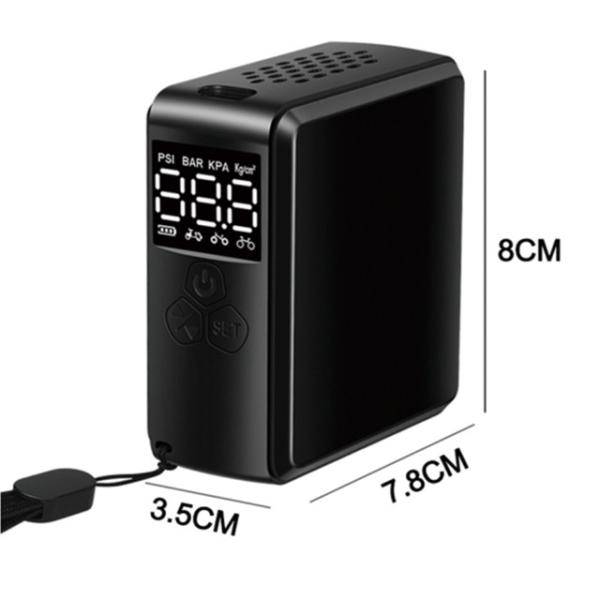 Effortless Inflation with YANTU AM49 Mini Bike Air Pump Compressor Cordless and Digital