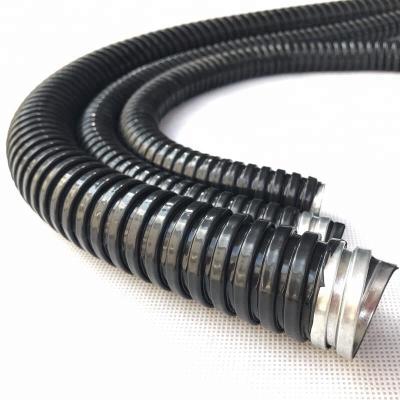 Resistência de fogo revestida do PVC da canalização elétrica flexível interna impermeável