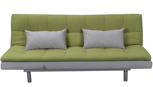 Bedroom Fabric Cover Functional Sofa Bed Steady Structure With Iron Legs