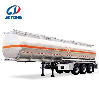 45 m3 Tri Axle Fuel Tank Semi Trailer/Aluminum Alloy Tanker/Liquid Tanker Semi Trailer