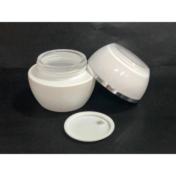 Reusable White Cream Jars / Safe Empty Skin Care Containers / Cream Bottle Cosmetic Packaging