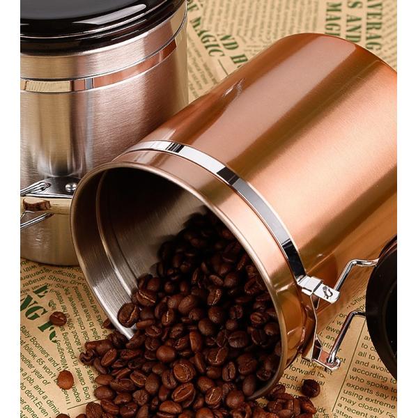 500g нержавеющая сталь необходимое Barista оборудует банку кофе воздухонепроницаемую с клапаном и ложкой СО2