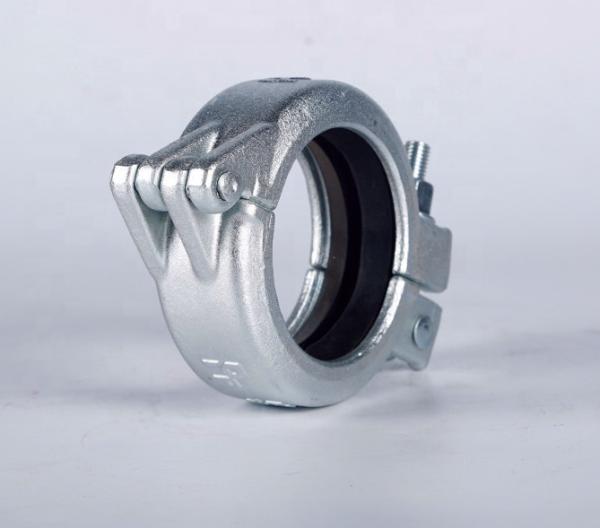 40Cr Concrete Pump Pipe Clamp Casting And Forged 130 Bar Galvanized