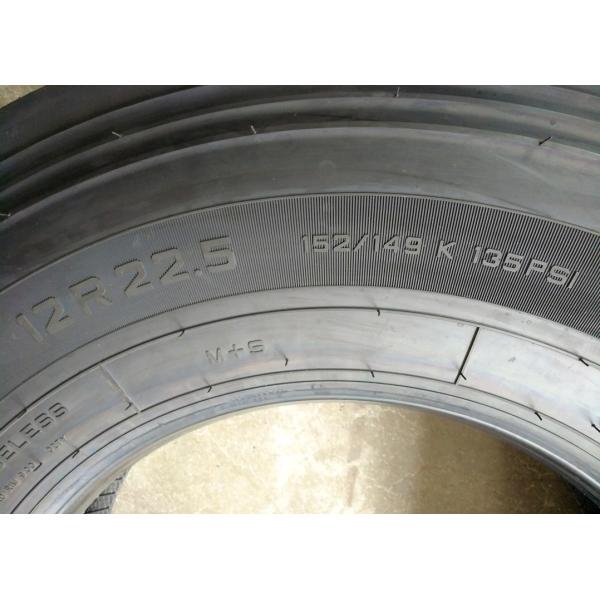 12R22.5 Highway Truck Steering Axle Tires 18PR Ply Better Grip Performance