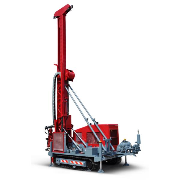 Motor diesel superficial hidráulico 153kW (205HP) de Cummins del aparejo de taladro de la base de CR12 el 1200m por completo