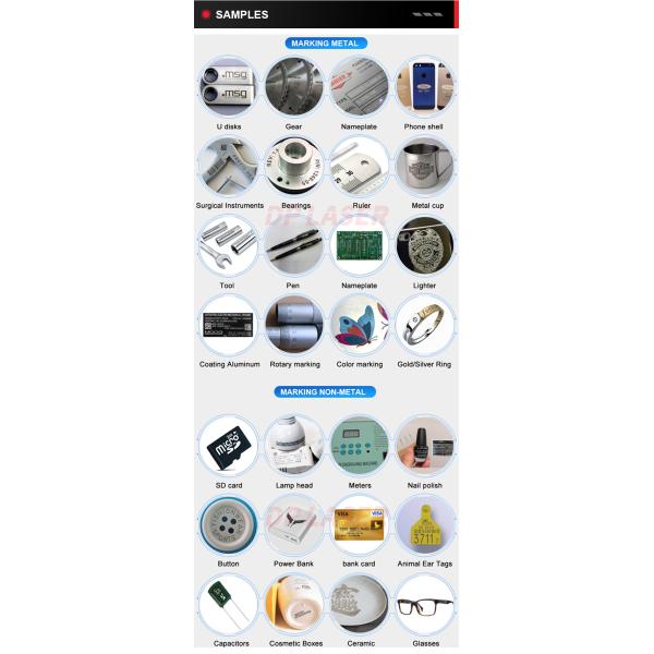 машина лазера волокна 20W 30w разделила тип мини портативную машинку для ювелирных изделий