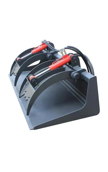 OEM Skid Steer Attachments 1500-1830mm Width Rock Bucket Grapple