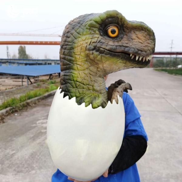 Silicone Dinosaur Egg Puppet Interactive Customized For Party