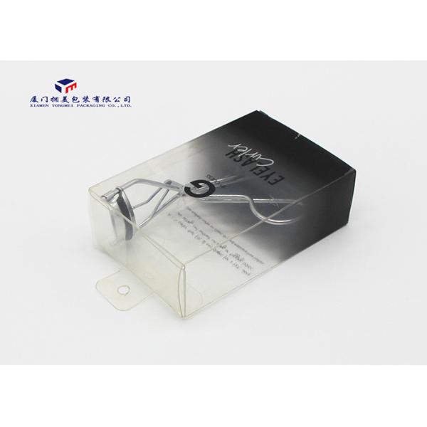 Clear Plastic Box Hang Strip On Top Pack Eyelash Custom Printed Plastic Boxes