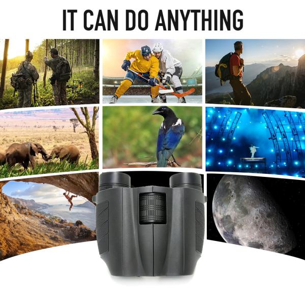 облегченные складывая бинокли кармана 15x25 для наблюдать птицы на открытом воздухе спорт путешествующ