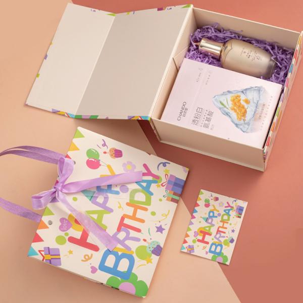 Birthday Gift Box Custom Color Pattern Printing Gift Box Souvenir Packaging Box Storage Box