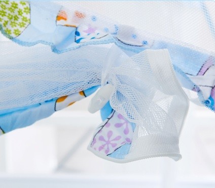 Baby Crib Tent Safety Net , Pop up Crib Tent Canopy Keep Baby From Climbing Out, Safety Crib Net, Self-Locking Zipper