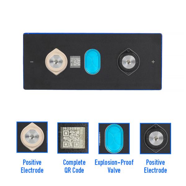 3.2V 272Ah LiFePO4 Battery Cell with Screw Terminal for Deep Cycle Applications in Solar Power Systems