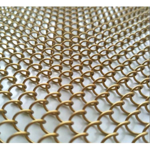 сетки металла 2mm занавес звена цепи Drapery архитектурноакустической алюминиевый вися декоративный
